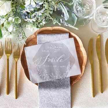 ブランレヴュー宇都宮 アクアテラス お洒落なフェイスシールドでゲスト満足度◎