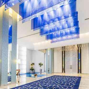 ノートルダム神戸/FIVESTAR WEDDING 海の中をモチーフとしたプライベートラウンジ