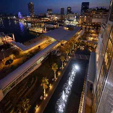 毎日噴水ショーをご用意