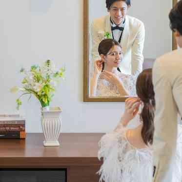 ノートルダム神戸/FIVESTAR WEDDING おふたり専用のブライズルーム
お手洗いも喫煙所も完備
