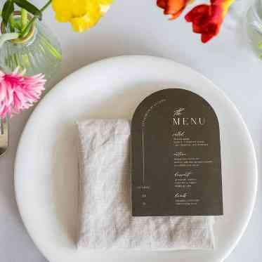 ナフキンでもおふたりらしさを演出