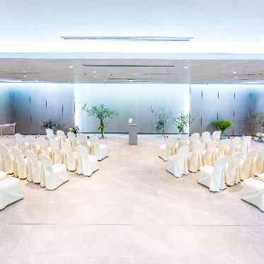 明治神宮・明治記念館 「庭園の儀式殿」に隣接するギャラリー空間「人前式イメージ」