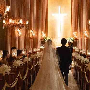 覚王山ル・アンジェ教会 花嫁様の人生を表すバージンロード