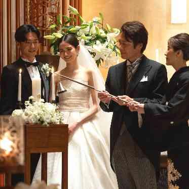 覚王山ル・アンジェ教会 【ユニティキャンドル】家族との繋がりを感じられるセレモニー。