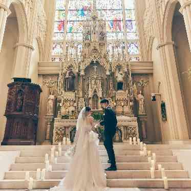 ゲストに見守れながら一生の誓いを