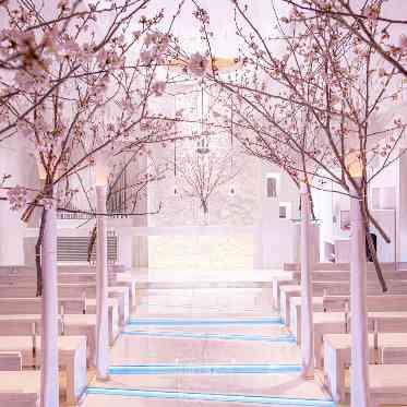 春の挙式には桜コーディネートもおすすめ