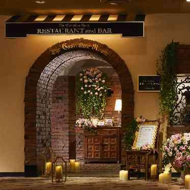 ホテルニューオータニ博多 趣のあるエントランス