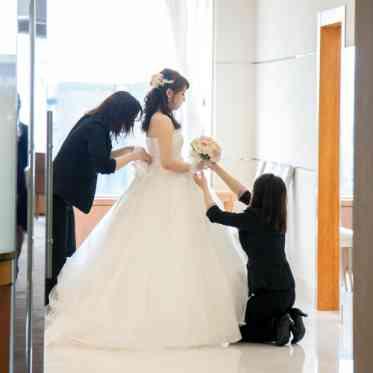 KKRホテル東京 美容室での最終チェック！いよいよ結婚式に向かいます♪