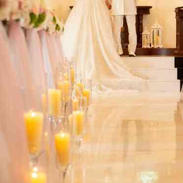 ホテルニュープラザ KURUME 大理石のウェディングロード