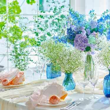 迎賓館シェーナ PARTIR KYOTO ヨーロピアンリゾートのイメージに合わせたコーディネート