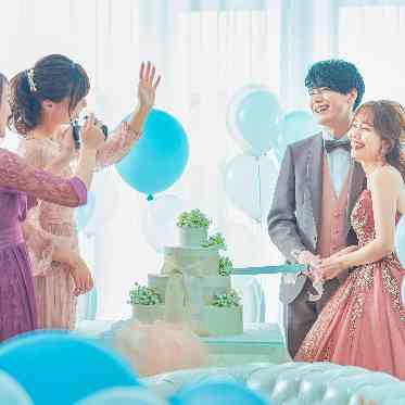 迎賓館シェーナ PARTIR KYOTO ウエディングケーキもおふたりのイメージで素敵に仕上げます