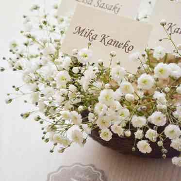 Monterfare(モンテファーレ) エスコートカードも可愛らしく