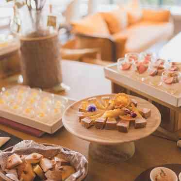 TOAST ラウンジでデザートビュッフェ