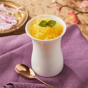 お口直しのデコポンのグラニテ