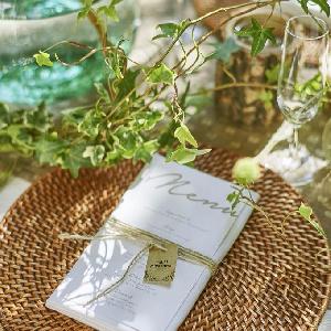 ザ サリィガーデン ナチュラル&流しテーブルコーディネート