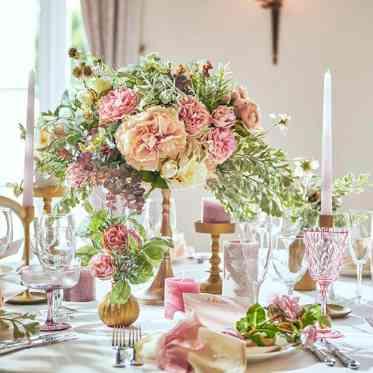ヴィクトリアガーデン恵比寿迎賓館/テイクアンドギヴ・ニーズウェディング テーブルコーディネート