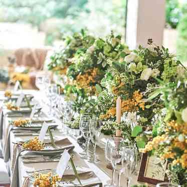 ヴィクトリアガーデン恵比寿迎賓館/テイクアンドギヴ・ニーズウェディング テーブルコーディネート