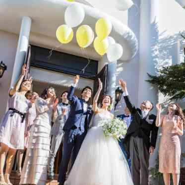 【バルーンリリース】ゲスト参加型のセレモニーも人気