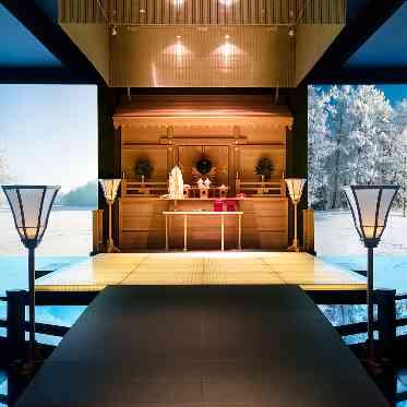 ホテルフランクス 館内本格神殿「風の杜」~冬~