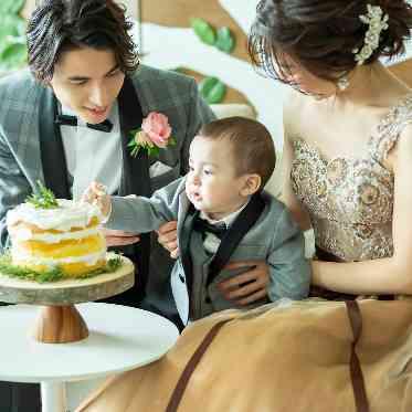 ホテルフランクス お子様も食べられる生ウエディングケーキで、一緒にセレモニーを!