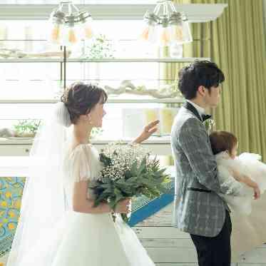 ホテルフランクス ファーストミート。ウエディングドレス姿のママに会った瞬間の表情が忘れられない瞬間