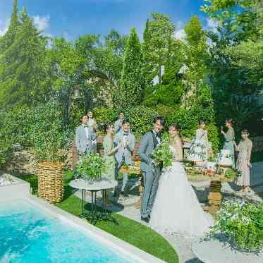 ホテルフランクス パーティ会場と自由に行き来できる、プライベート感満載のガーデン