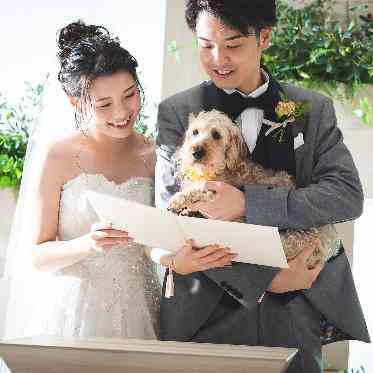 ホテルフランクス 【肉球スタンプ】結婚証明書へのサインは、愛犬・ペットもご一緒に。