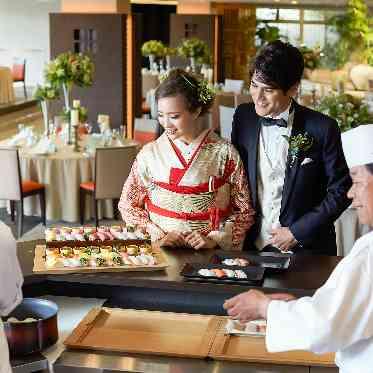 ホテルフランクス 【寿司バー】幅広い世代のゲストから大好評