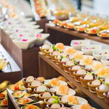 ホテルフランクス 【オードブルブッフェ】見た目にも華やかなオードブルがゲストをお出迎え