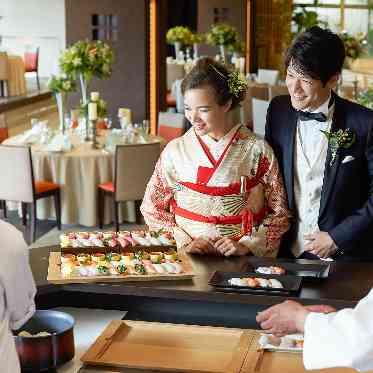 ホテルフランクス 【寿司バー】幅広い世代のゲストから大好評