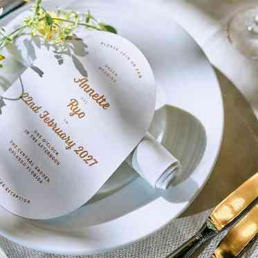 コーディネートもおふたりのこだわりを表す重要なアイテム