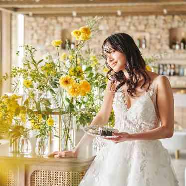 スイーツガーデンでゲストと一緒にスイーツを堪能