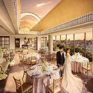 夕景の神戸一望中のここだけのひとときを