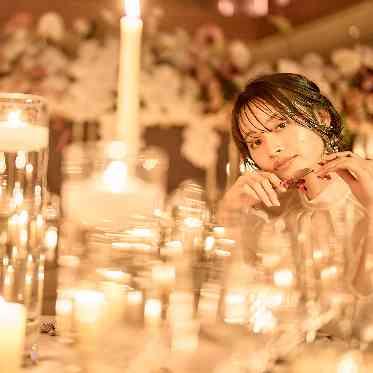 SOLA KOBE キャンドルが煌めくコーディネートはこの会場ならでは