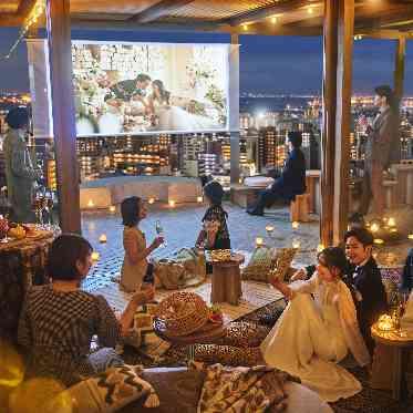 SOLA KOBE ガーデンナイトシアターで1日の締めくくりを