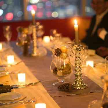 ENOTECA PINCHIORRI(エノテーカ ピンキオーリ) 大人ウエディングにおすすめのキャンドルを使用したコーディネイト