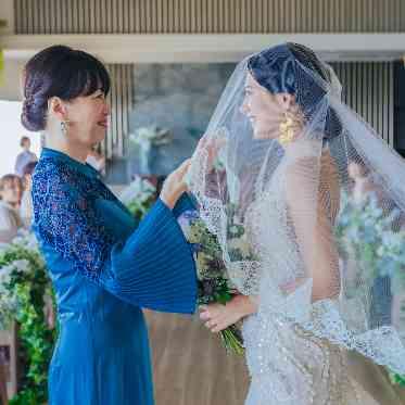 三河湾リゾートリンクス迎賓館 母からのベールダウン