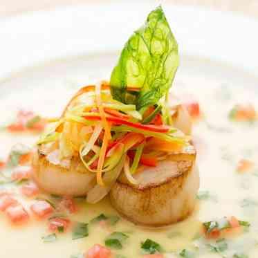 三河湾リゾートリンクス迎賓館 帆立のグリル 最高の触感を味わってほしい