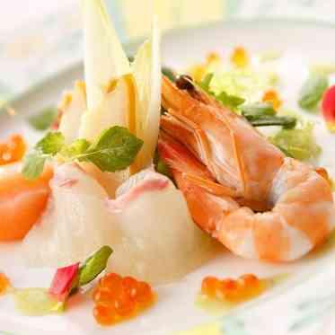 三河湾リゾートリンクス迎賓館 厳選した食材を使用した見た目も愉しく爽やかな一皿