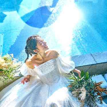 アール・ベル・アンジェ堺 1Fの披露宴会場 自然 緑風 「Ventvert」