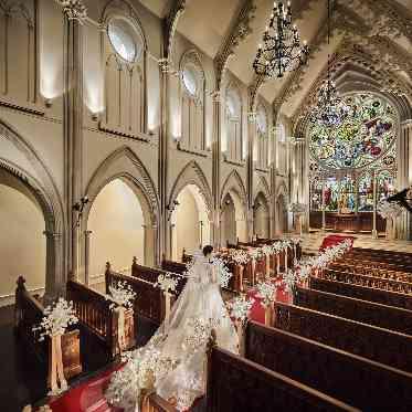 伊勢山ヒルズ 20Mのヴァージンロードは圧巻