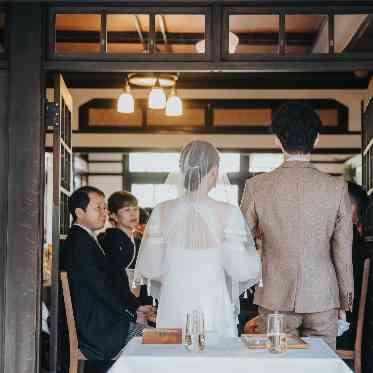 開放的なテラスセレモニー