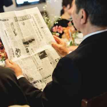 誕生日新聞で盛り上がりました