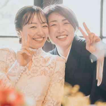 かけがえのないお母様とのツーショット