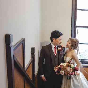 旧春田邸 デュボネ 階段スペースは人気のフォトスポット