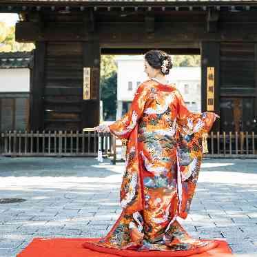 古典柄の色打掛