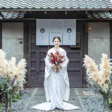 白無垢×ブーケスタイル