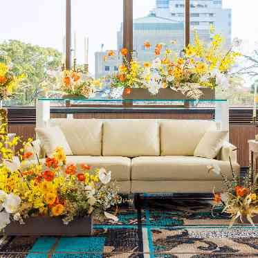 ホテルニューオータニ佐賀 カーテンが開いた瞬間歓声があがる