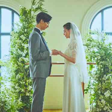 ヴォヤージュ ドゥ ルミエール 京都七条迎賓館 想いを込めて指輪交換