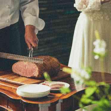 ヴォヤージュ ドゥ ルミエール 京都七条迎賓館 料理パフォーマンス